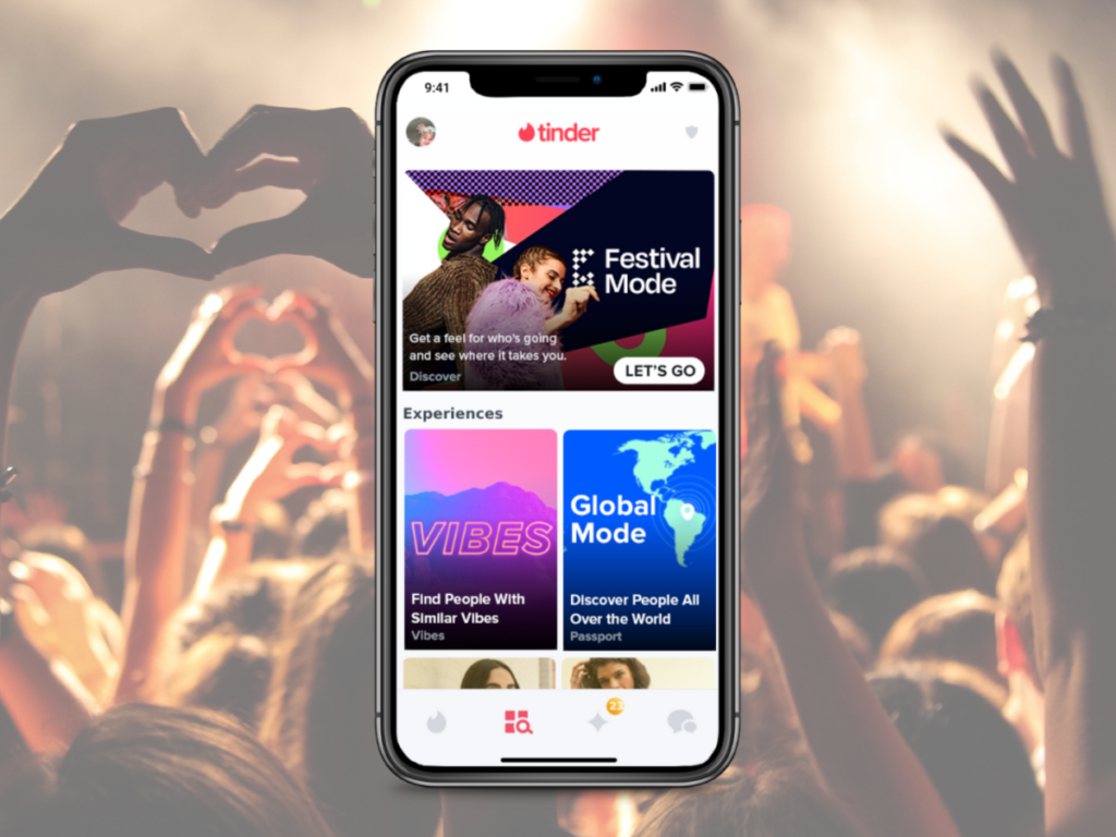 Exploring the Festival Mode on Tinder: Making Connections at Events