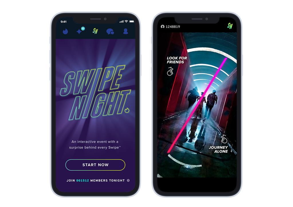 Unleashing the Fun: Tinders Swipe Night Experience