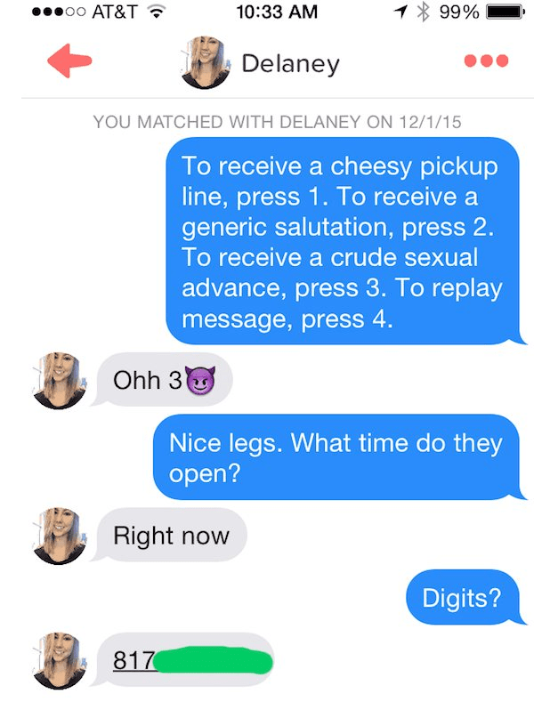 Best Tinder Pick Up Lines For Guys