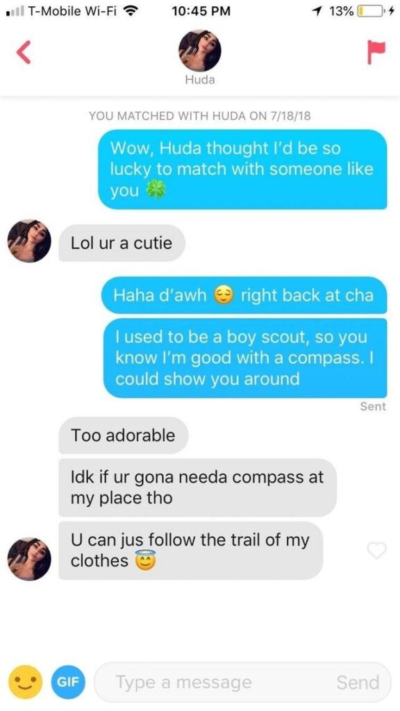 Corny Pick Up Lines For Tinder