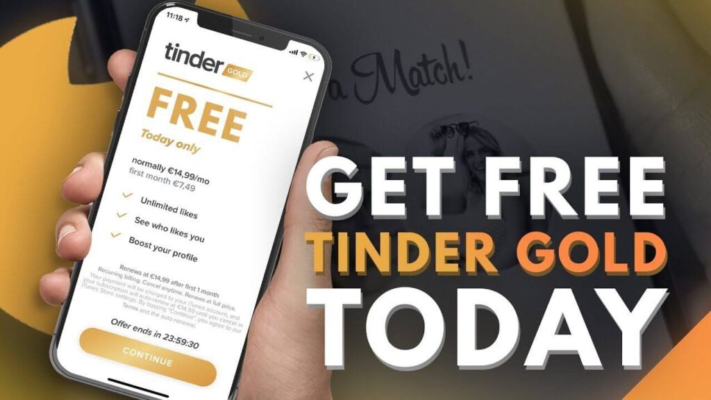 Tinder Gold Free Trial 3 Days