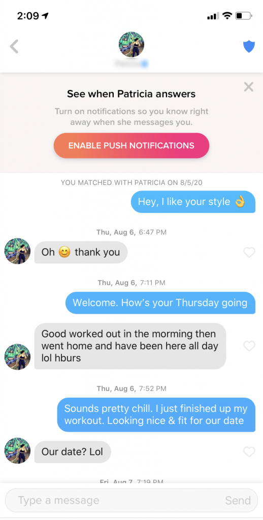 What Makes a Good Match on Tinder