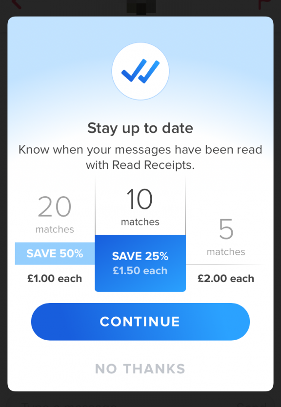 Can you see if someone read your message on Tinder?