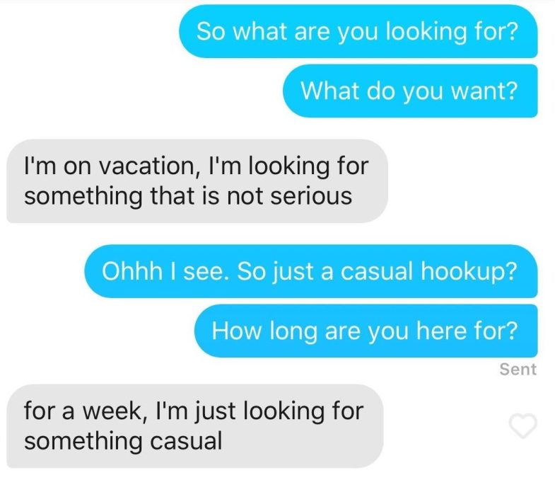 How to Respond When a Guy Asks What Youre Looking for on Tinder