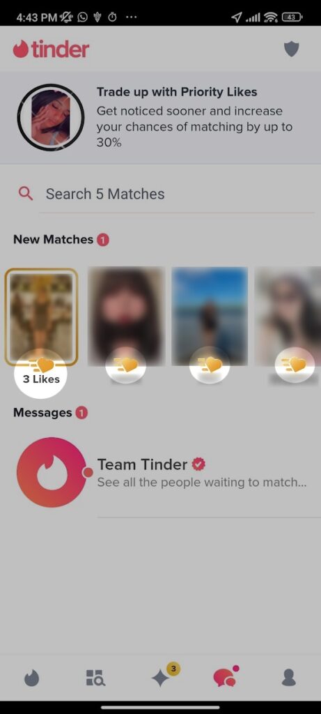 What does a golden heart symbolize on Tinder?